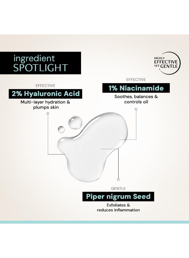 Deconstruct Hydrating Face Serum - 2% Hyaluronic Acid + 1% Niacinamide | Provides Intense Hydration | Face Serum For Oil-Free Moisturisation, Plump & Soft Skin | Beginner Friendly | 30ml - Image 4